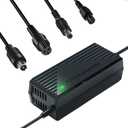 42V 2A Electric Scooter Charger for 36V Li-Batteries, Hover Board Charger Cord with 4 Plugs, Compatible with Gotrax/Ninebot/Jetson/Voyage Scooter Power Adapter
