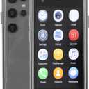 Diyeeni S23 Pro Mini Smartphone 3.0 Inch 3D Glass, 2GB 16GB ROM, 2MP Rear Camera, 3G Pocket Cell Phone for 8.1, Dual Cameras, Backup Phone (Black)