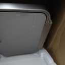 EKO Hudson Matte Stainless 75 Liter/20 Gallon Step Trash Can with Rear Trash Bag Storage Compartment