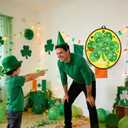 Valentines Day Large Dart Board Game for Kids St. Patrick's Day Large Dart Board with 12 Sticky Balls 6 Darts Valentines Day Indoor Outdoor Party Games for Class School Home Party Favors