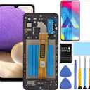 2 x for Samsung A32 5G Screen Replacement kit for Samsung Galaxy A32 LCD Display with Frame S326dl A326u A326b A326a A326w Touch Screen Digitizer Assembly with Tools 6.5 inch (Not A32 4G)