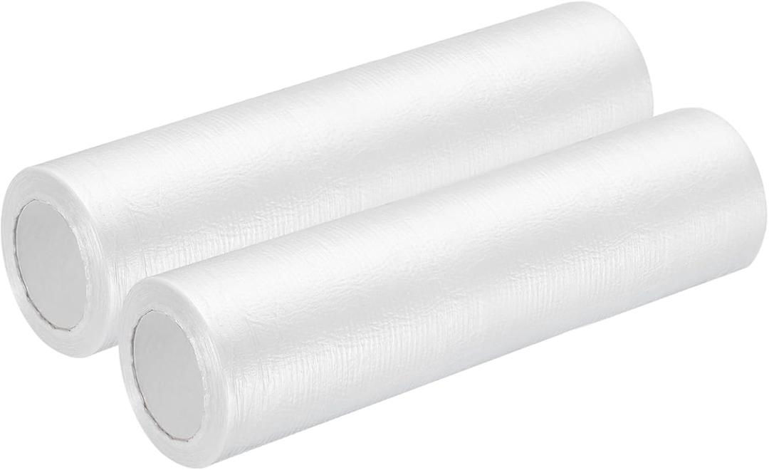 uxcell 2 Rolls Plastic Drop Cloth, 14 x 52 Ft Dust-Proof Waterproof Protective Masking Film for Protecting Furniture, Flooring, Car, Carpet, DIY Projects, Decorating