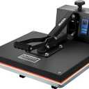 VEVOR 16x20 Heat Press, 1700W High Pressure Clamshell Heat Press Machine for T Shirts, Large Professional Digital Control Heat Transfer Machine for Sublimation, Vinyl, Heat Transfer Projects
