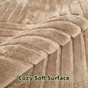 Washable Brown Solid 6x9 Area Rugs for Living Room, Bedroom