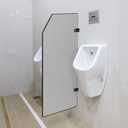 Urinal Partition, Wall-mounted Urinal Screen Toilet Partition,Mens Urinal Privacy Screen Divider Partition for Hotel/Schools/Kindergartens/Shopping Malls/Public Places,1 PCS