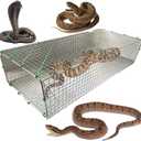 Snake Trap Cage Trap Catches and Release All Kinds of Snakes Large Cage for Dual Entrance Snake Trap