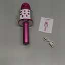 Kids Karaoke Microphone for Girl Toys: Christmas Birthday Gifts Ideas for 3 4 5 6 7 8 9 10 Year Old Girls (Purple)