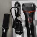 Electric Foot Callus Remover, Rechargeable Portable Electronic Foot File Pedicure Kits, Waterproof Foot Scrubber File, Professional Pedicure Tools, Foot Care for Dead Skin Ideal Gift, 3 Rollers