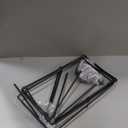 2 Sets Legal/Letter Size Hanging File Folder Frame,Fit Size Over 9.6H/16.16L File Cabinet Rail/Drawer/Inserts,Hanging File Holder,Desk Organizer for Accessories,Filing Box Anti-Scratch/Rusty