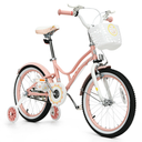 18 Inch Kids Adjustable Bike with Training Wheels