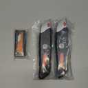 INTERNET'S BEST Premium Utility Knife Set | Retractable Box Cutter with Rubber Handle | Heavy-Duty Cutting for Cardboard, Carpet, Plastic | Retractable Blade | Includes 2 Razor Knives & Extra Blades