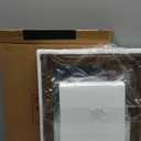 AAZZKANG Rustic Wood Mirror Rectangle Decorative Wall Mirrors with Frame for Bedroom Living Room Bathroom Entryway Hanging Small Brown