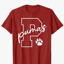 Pumas Red T-Shirt, Size: L