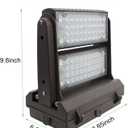 Rotatable LED Wall Pack Light with Dusk to Dawn Photocell, 120W 16800LM 600-800W HPS/HID Equiv., 5000K Daylight ETL Commercial Outdoor Security Lighting for Warehouse, Entrance, Parking, Garage