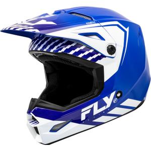 Fly Racing F73-8656L Kinetic Menace Helmet Blue/White Lg
