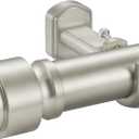 Heavy Duty Non- Adjustable 132In/11Ft Curtain Rods, Brushed Nickel
