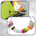 8 Pcs Loose Leaf Binder Book Rings D-Shaped Binder Rings Large Nickel Plated Steel Book Keychain Key Washi Tape Organizer for Home Office Cards Receipts Photos Files DIY Craft Supplie (4 Inch)