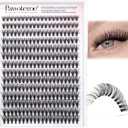 Individual Eyelashes 30D Curl Natural Cluster Lashes Individual Cluster 280pcs 8-15mm Mix Eyelash Clusters Lash Extensions for Self Application at Home(30D-0.07D-MIX)