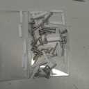 Flush Mount Bracket with Screws 6 Sets Hanging Buckle Kit, Interlocking Heavy Duty Photo Frame Hook, Furniture Connector for 100lb Picture Hangers Art Gallery Wall Mount Hardware, Stainless Steel (6)