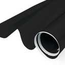 G Greenfilm Static Cling 5% Dark Window Tint for Residential and Automotive - DIY Non-Adhesive, UV Protection, Sun Blocking, Heat Control, Removable, Renter-Friendly Window Cling Film (24" x 212")