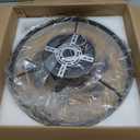 Ceiling Fans with Lights and Remote, 20" Modern Low Profile Ceiling Fan with Light, Stepless Color Temperature Change and 6 Speeds for Bedroom, Kids Room and Living Room (Black)