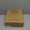 MORECORE Portable Camping Fan with LED Lantern, 24HRS Running 8inch Rechargeable Tent Fan, Powerful 3-Speed 180 Rotate with Hook, Quiet for Outdoor RV Travel Fishing Hurricane Emergency Power Outage