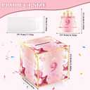Joycard 9th Birthday Money Box for Girl or Daughter, 9 Years Old Birthday Decorations, Fun Pull-Out Cash Gift Box for Parties, Ideal for 9th Birthday Surprises （with 35PCS Bags）