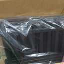 Smiry Bamboo Shoe Rack, 16 Vertical Slats, 4 Tier - 33.7" Wide, Black, 33.66" Wide - 4 Tier - Regular