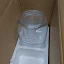 2 Gallon Drink Dispensers for Parties, 2 Pack Glass Beverage Dispenser with Stand & 18/8 Stainless Steel Spigot, Lemonade Jug for Wedding, Picnic, BBQ