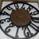 Glow in The Dark Wall Clock Battery Operated, 20''