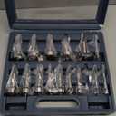 INTOO Hex Shank Forstner Bit Set 16 pcs Multi Sided Shank Wood Drill bit Set