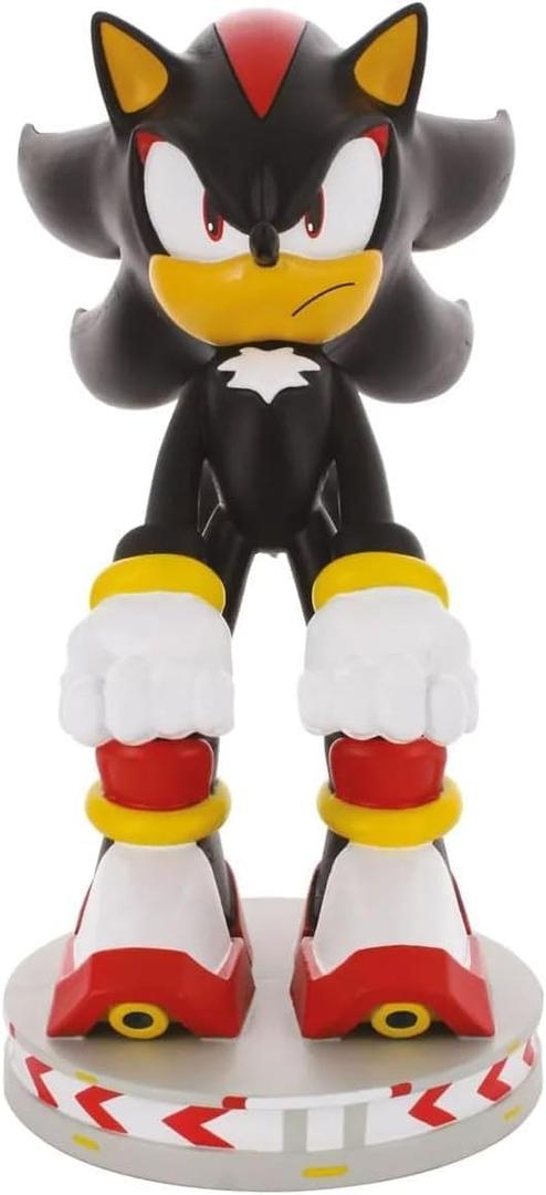 Exquisite Gaming Shadow the Hedgehog Controller Holder, SEGA Phone Stand & Cable Guy Figure