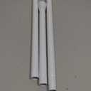 White Tension Curtain Rod for Windows 28 to 48 inch, Adjustable Expandable Pressure Spring Curtain Rod No Drilling, 7/8" Curtain Rod for Bedroom Doorway Closet Door, White