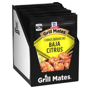 McCormick Grill Mates Baja Citrus Marinade Mix, 1 oz (Pack of 12) (EXP 03/26/28)