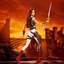 Barbie Signature Doll, Teela Collectible in Jumpsuit, Sword, Doll Stand & Displayable Packaging, Motu Movie Theme