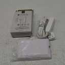 8FT Flat Plug Extension Cord with 3 Outlet Power Strip, Ultra Thin Outlet Concealer with Outlet Covers Baby Proofing, Flat Face Outlet Extender for Home, Bedroom, Kitchen with ETL Listed, White