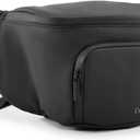 Cwatcun Waterproof Camera Waist Bag Compact Camera Case, Lightweight Portable Fanny Pack, Daily Carry Storage Case Crossbody Bag for Canon, Nikon, Sony, Fuji DSLR/SLR/Mirrorless Camera, Lens, Black (Small)