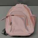 Crossbody Sling Bag with Water Bottle Holder, 8.3" Convertible Small Backpack Anti Theft Daypack, Chest Fanny Pack for Men Women, Pink