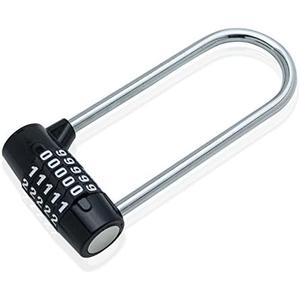 Padlock - 60mm, Large Long Beam 5 Position U Shape Digital Combination Lock Zinc Gold Padlock Long Stainless Steel Shackle - Lock Gym, School, Employee Lockers, Lockers, Wardrobes, Fence, Luggage