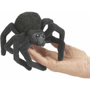 Folkmanis Mini Spider Finger Puppet, Black, 1 EA