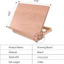 Tabletop Easel A3 Painting Easel with Smooth Surface, Adjustable Angle Art Easel for Artists, Children, Beginners & Student