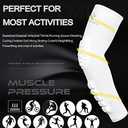 2PCS Padded Elbow Forearm Sleeves Compression Arm Protective Support, Small