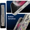 4 x Compatible for iPhone 16 Plus Case Clear with Design Cute Cartoon Animals, Girly Cases for Women Girls Soft TPU Bumper Shockproof Protective Phone Cover Slim Fit Silicone (Butterfly)