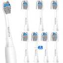 Replacement Brush Heads Compatible with Philips Sonicare Electric Toothbrush, Charcoal/Blue 7 Count Refills