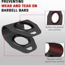 Home Gym Clips, Convert Dumbbells to Barbell, Turn Bars into Landmines, T-Bar Row with Any Grip, Hook Dumbbells on Dip Belts, Versatile Weightlifting Accessory for Olympic