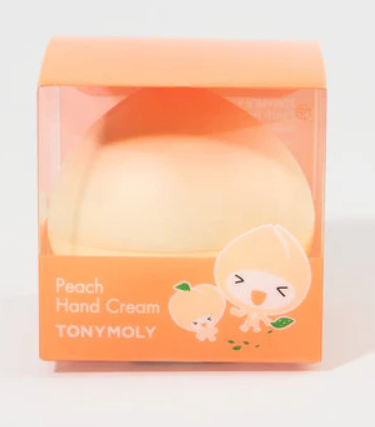 TONYMOLY Peach Hand Cream  Moisturizing & Nourishing Korean Skincare for Dry Hands, Shea Butter & Peach Extract, Anti-Wrinkle, Lightweight, 1.05 oz