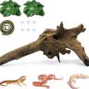 Hamiledyi Large Driftwood for Reptile Tank 11-16" Natural Bearded Dragon Wood Snake Climbing Branch Decor Assorted Driftwood Terrarium Accessories for Ball Python Gecko Lizard Chameleon Iguana