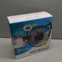 Comfort Zone 9-Inch High-Velocity Desk Fan, All-Metal 3-Speed Turbo Air Circulator with 180 Tilt, Quiet Small Table Fan for Office, Bedroom, and Home, Fully Assembled, ETL Listed