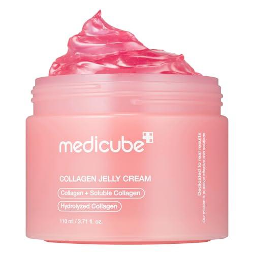 medicube Jelly Cream with Collagen, Niacinamide | Freeze-Dried Hydrolyzed Collagen for Skin Barrier Hydration & 24H Glow | Plumper, Firmer looking skin | 3.71 fl.oz By 2028/09/07