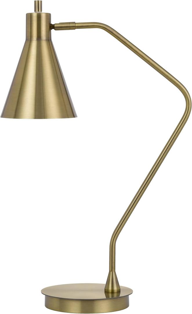Type A led Bulb 12W max. Capstone Task Metal Table lamp with Swivel Shade
